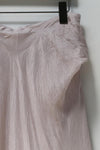 Marc Le Bihan irregular wrinkled silk skirt series 2503 deadwood rose